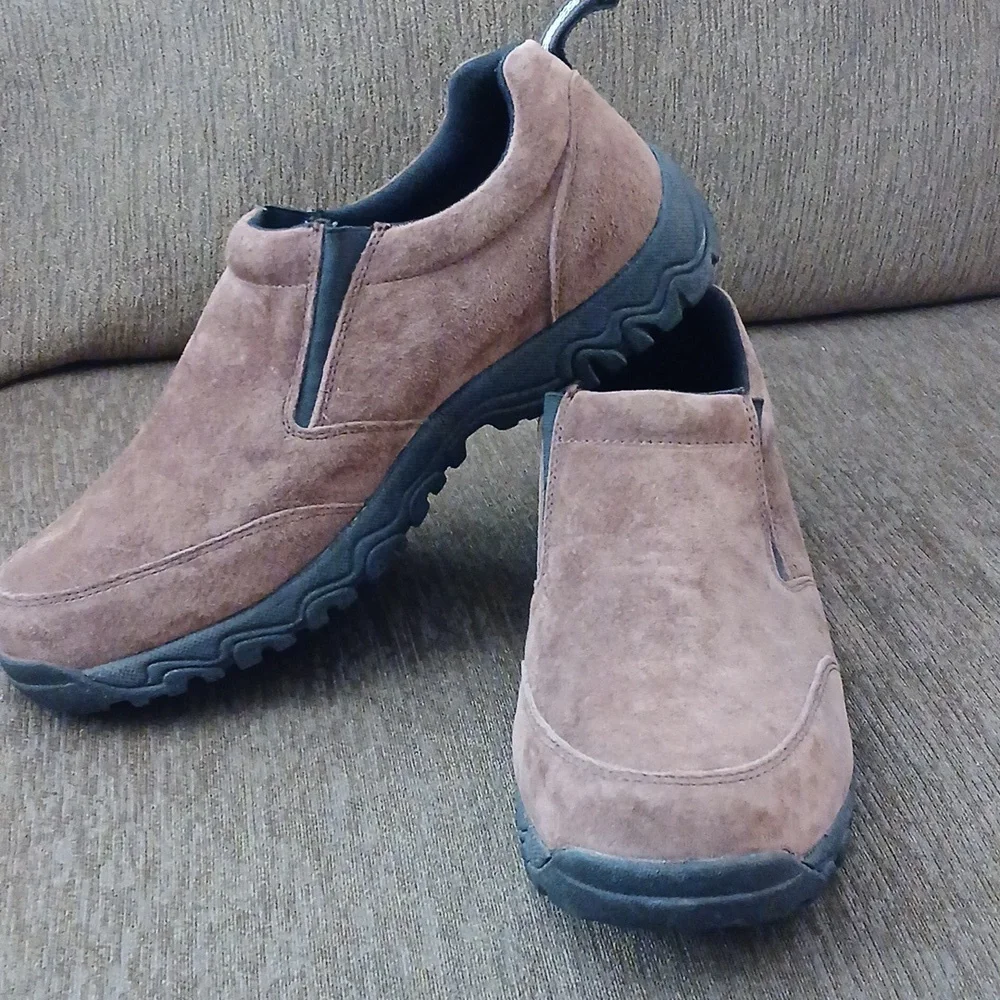 Duluth Trading Men's Wild Boar Suede Mocs